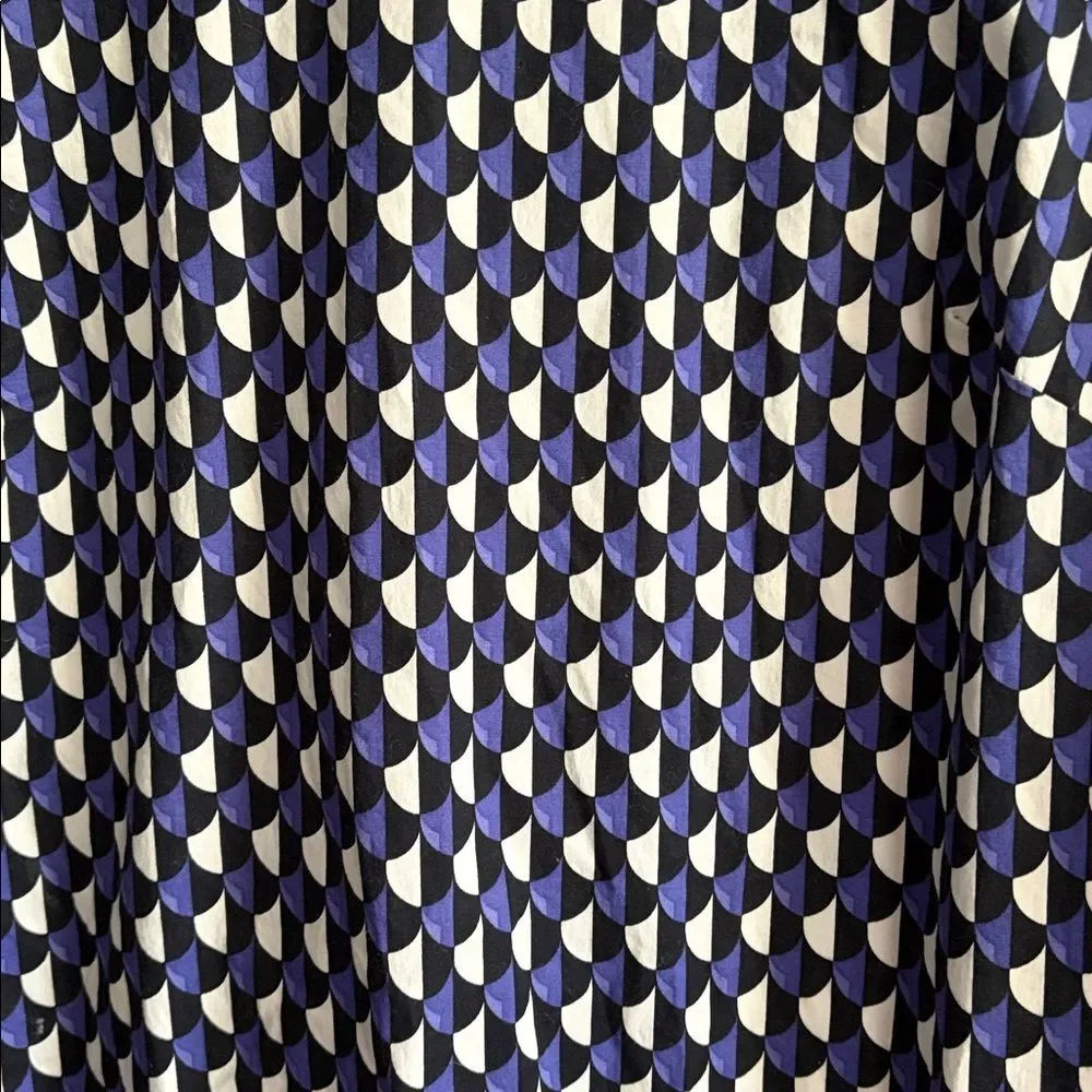 J. Crew Women’s Jet Set Geometric Business Casual Shift Dress Size 6